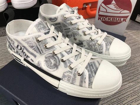 dior newspaper sneaker